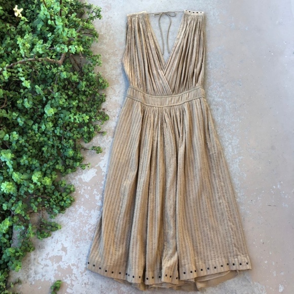 Isabel Marant Dresses & Skirts - Etoile Isabel Marant Tan Boho Cotton Midi Dress